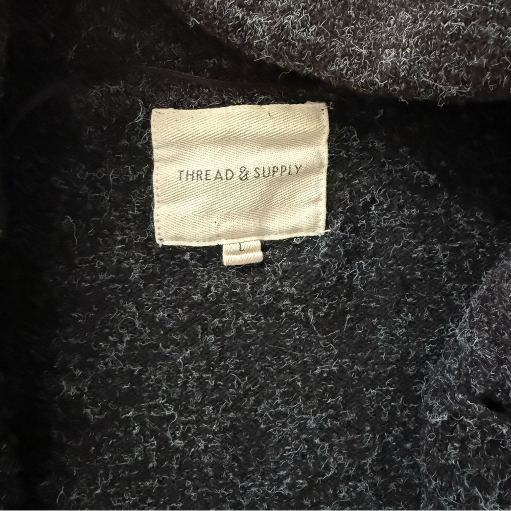 Thread & Supply Open Front Cardigan Coat - Picture 3 of 5